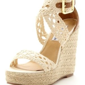 STEVE MADDEN **NEW** River Espadrille Wedge, 9.5